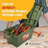 Amtech Plastic Tool Box Waterproof Storage Box Twin Locking Points 4kg 4.7L view 2