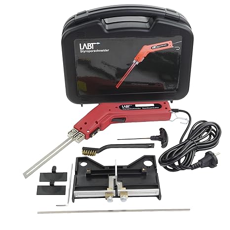Styroporschneider Styrocutter Handschneider 150mm Klinge Nutenschneideschlitten 30cm gerade Set 150 Watt