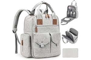 Diaper Bag Backpack with Changing pad