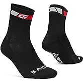 GripGrab Classic Regular Cut Summer Cycling Socks Single & Multipack Coolmax Bicycle Socks for Spinning Indoor Biking