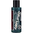 MANIC PANIC Siren’s Song Hair Color - Amplified - Semi Permanent Hair Dye - Neon Blue Green Color - Glows in Blacklight - Vegan, PPD & Ammonia Free - For Coloring Hair on Women & Men