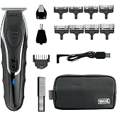 Wahl Aqua Blade Wet/Dry Rechargeable Lithium-Ion Beard Trimmer for Men | Close Cutting Beard, Hair, Mustache, And Body Groomer, Use Wet Or Dry&mdash;Use In The Shower For Easy Cleanup &ndash; Model 9899-100