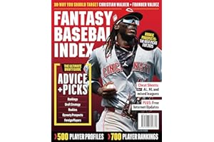 Fantasy Baseball Index Book 2025 | Top Player Profiles & Rankings | Cheat Sheets & Check Lists | Draft Strategies Guide | Rookies | Dynasty Prospects | Advice & Analysis Magazine