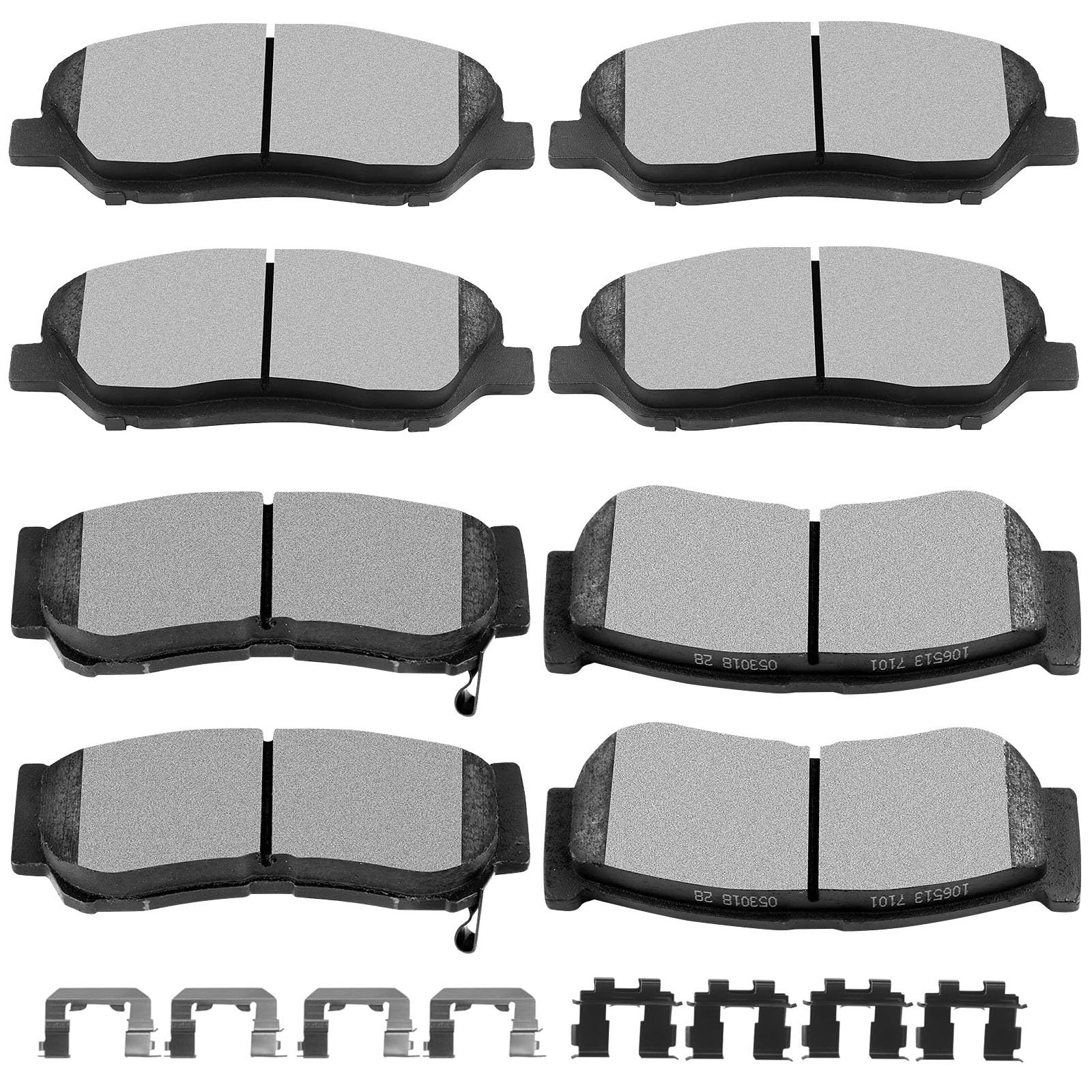 Photo 1 of Ceramic Brake Pads Kits,SCITOO 8pcs Brakes Pads Set fit for 2007-2009 for Hyundai Santa Fe