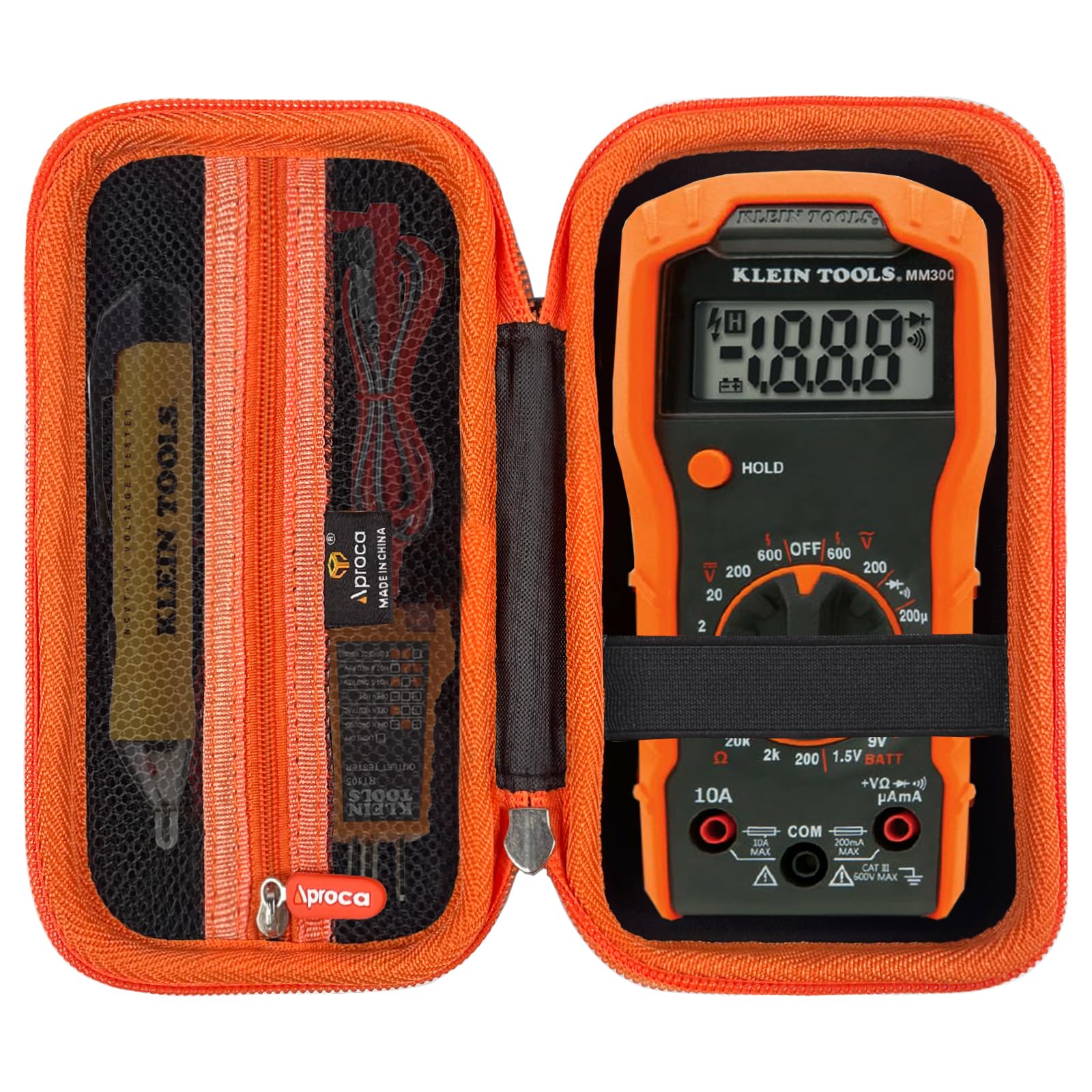 Photo 1 of ***(CASE ONLY)***Aproca Portable Hard Storage Case, for Klein Tools 69149P Electrical Test Kit Compatible with Klein Tools MM400 / MM300 Multimeter and Accessories