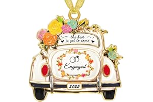 Sereney Engagement Gifts for Couples Engagement Ornament 2025, engagement Gifts for Women Best Gift for Newly Engaged Couple Bride to Be Bridal Shower Gift, Fiance, Friend, Daughter Christmas Ornamnet