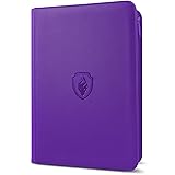 Premium Zip Card Binder, Fabmaker 9 Pocket Trading