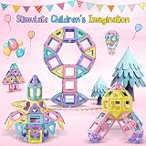 COOLJOY Magnetic Building Blocks 40pc Kids STEM Toys 3 4 5 6 Years Gift view 2