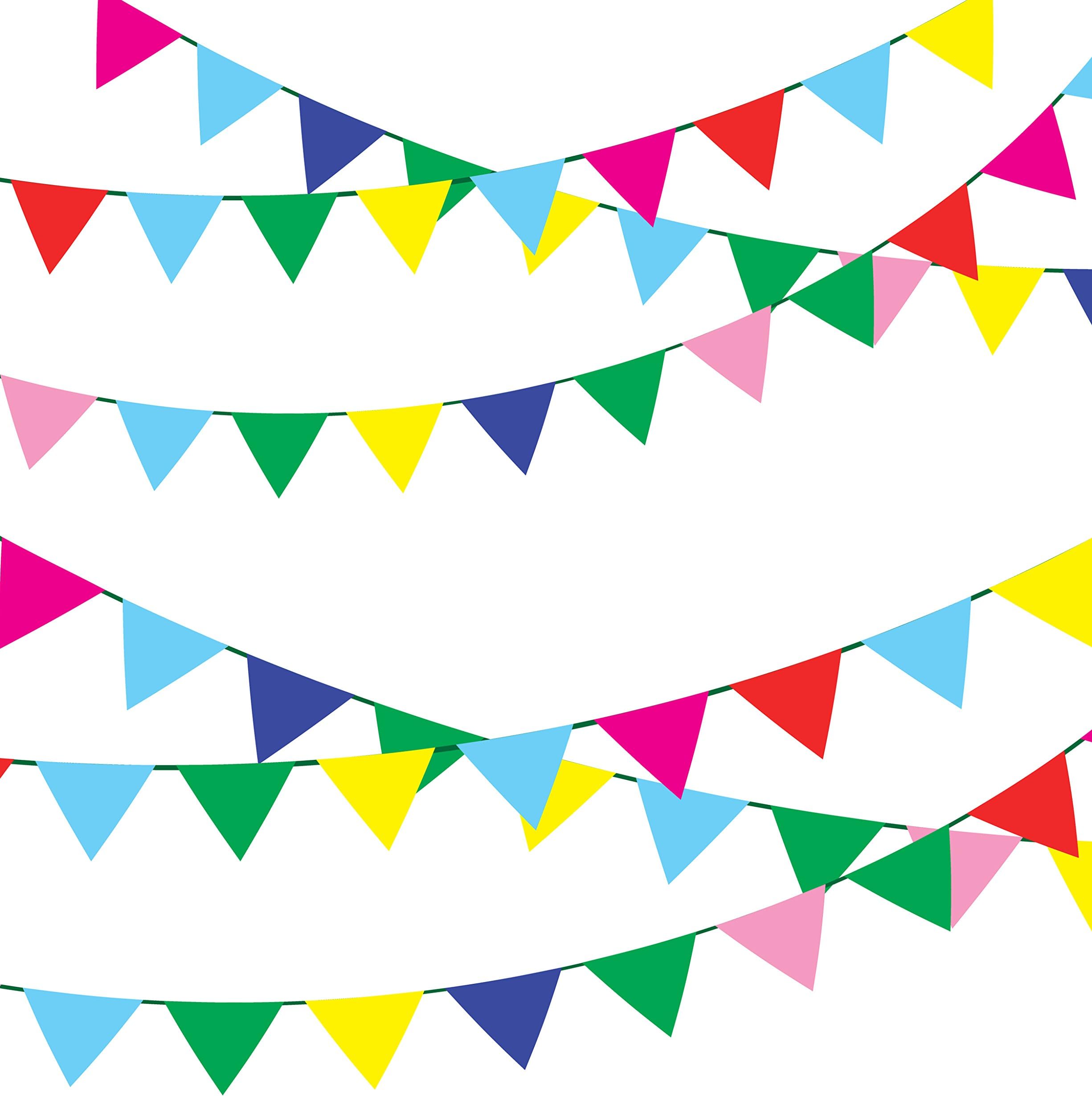 ALEY 750 Feet Multicolor Pennant Banner Flags String,Outdoor Indoor Party Decorations For Grand Opening,Carnival,Wedding,Birthday,Racing Party Celebration Events