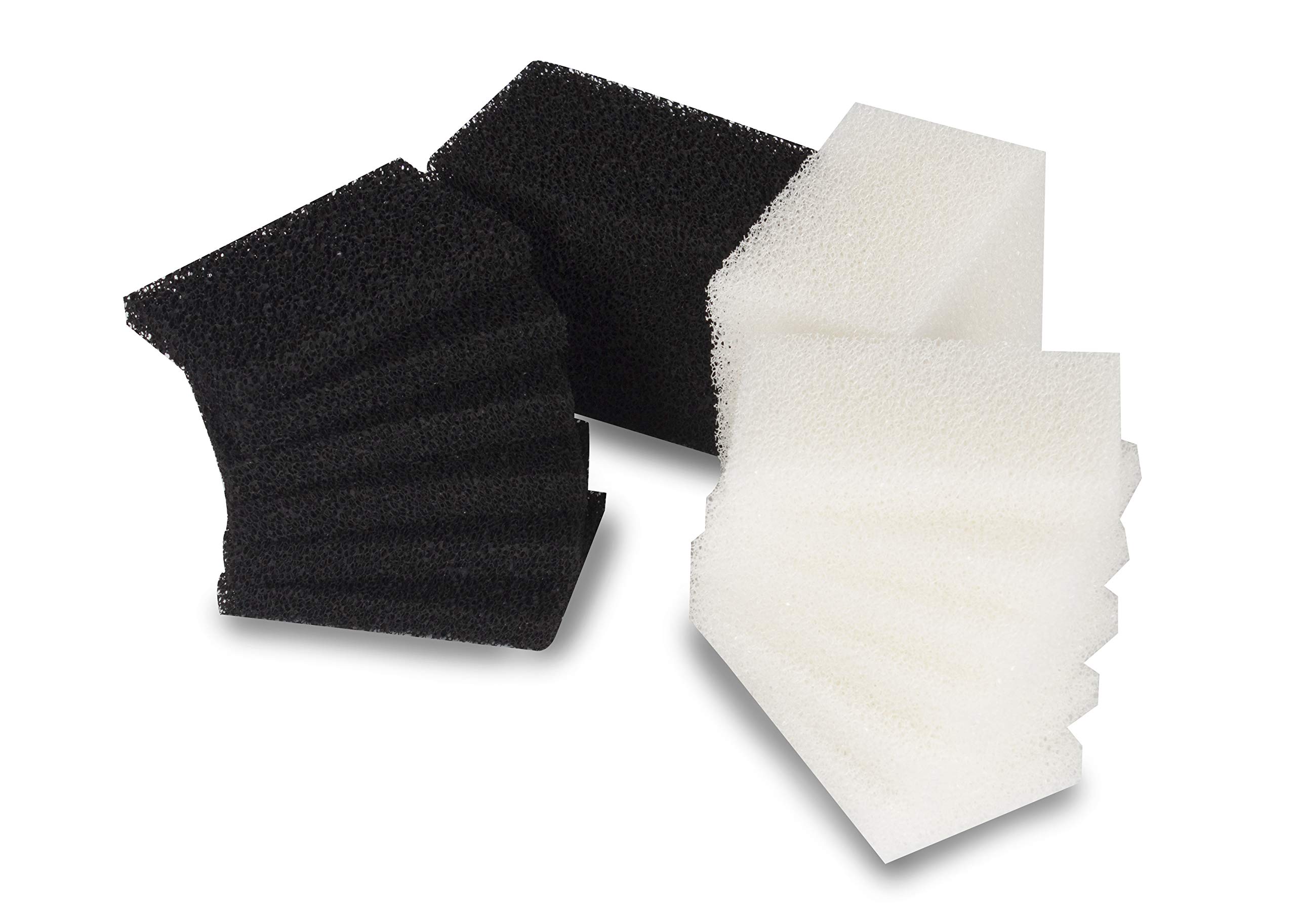 LTWHOME Compatible Foam Filters and Carbon Filters Set Suitable for Interpet PF1 Internal Filter(Pack of 24)