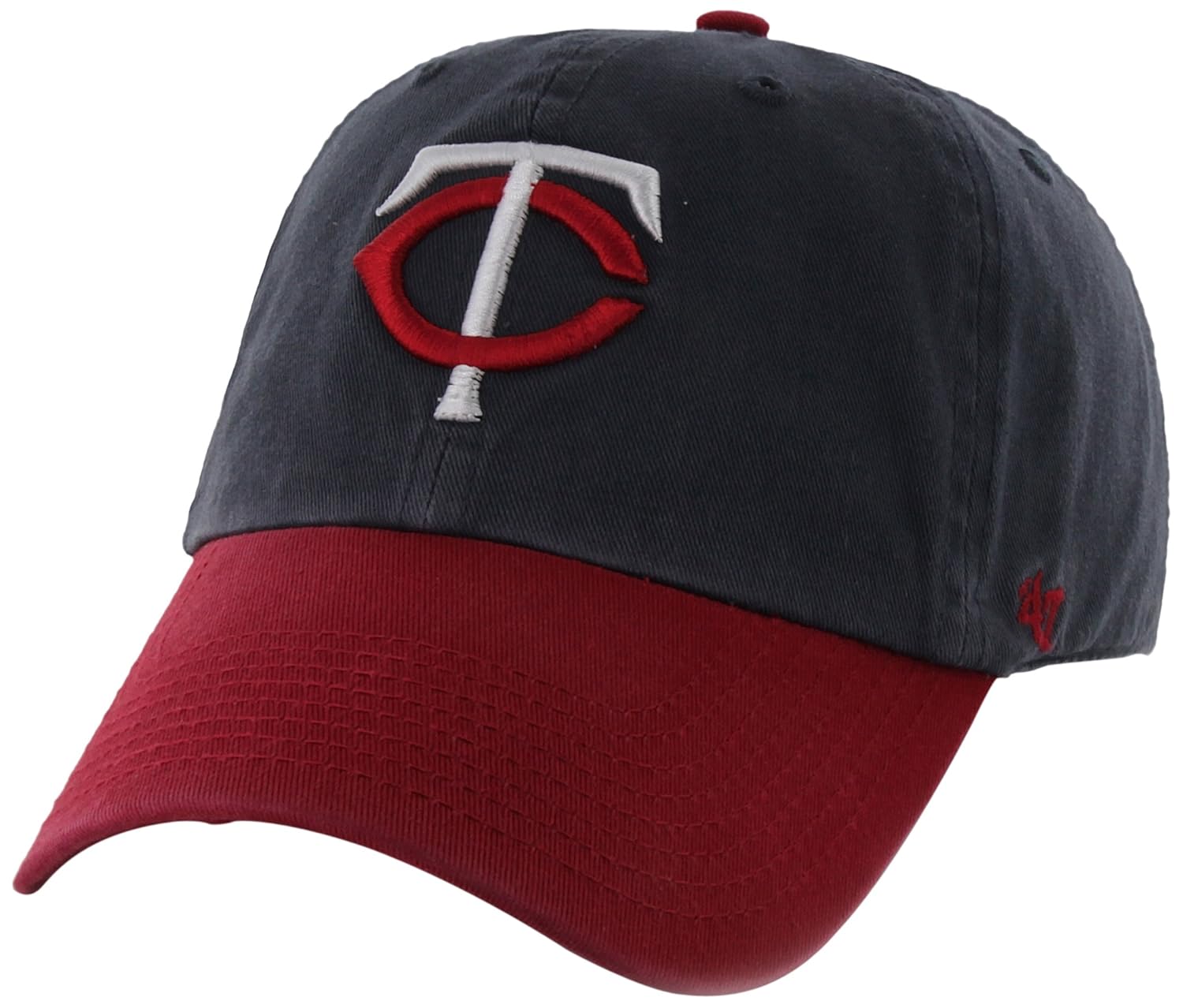 MLB Minnesota Twins Clean Up Adjustable Hat One Size Navy