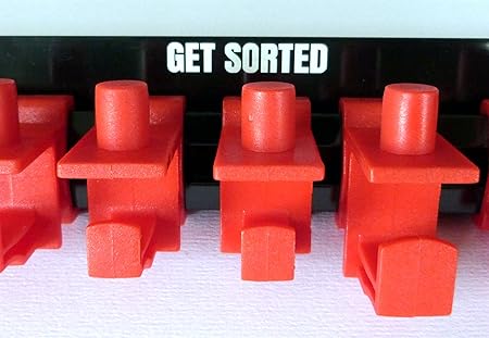 Wall Mounted 3 8 Drive Socket Wrench Organizer Red Amazon Co Uk Kitchen Home