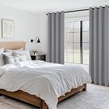 MRTREES Light Grey Blackout Curtains 46x54 Inch 2 Panels Eyelet Thermal Bedroom view 7