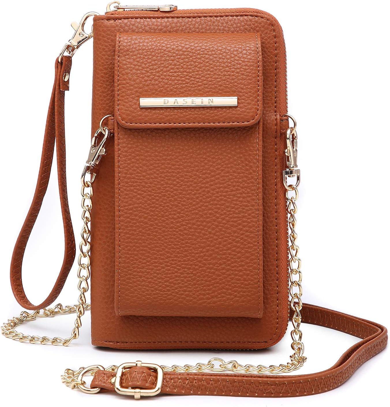 DaseinCrossbody Bag Phone Purse Handbag for Women Shoulder Bag Credit Card Wristlet Wallet with Multi Pockets
