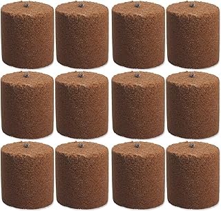 12x Holzspäne Brennelemente für Gartenfackel Feuerschale Feuersäule 8,5cm