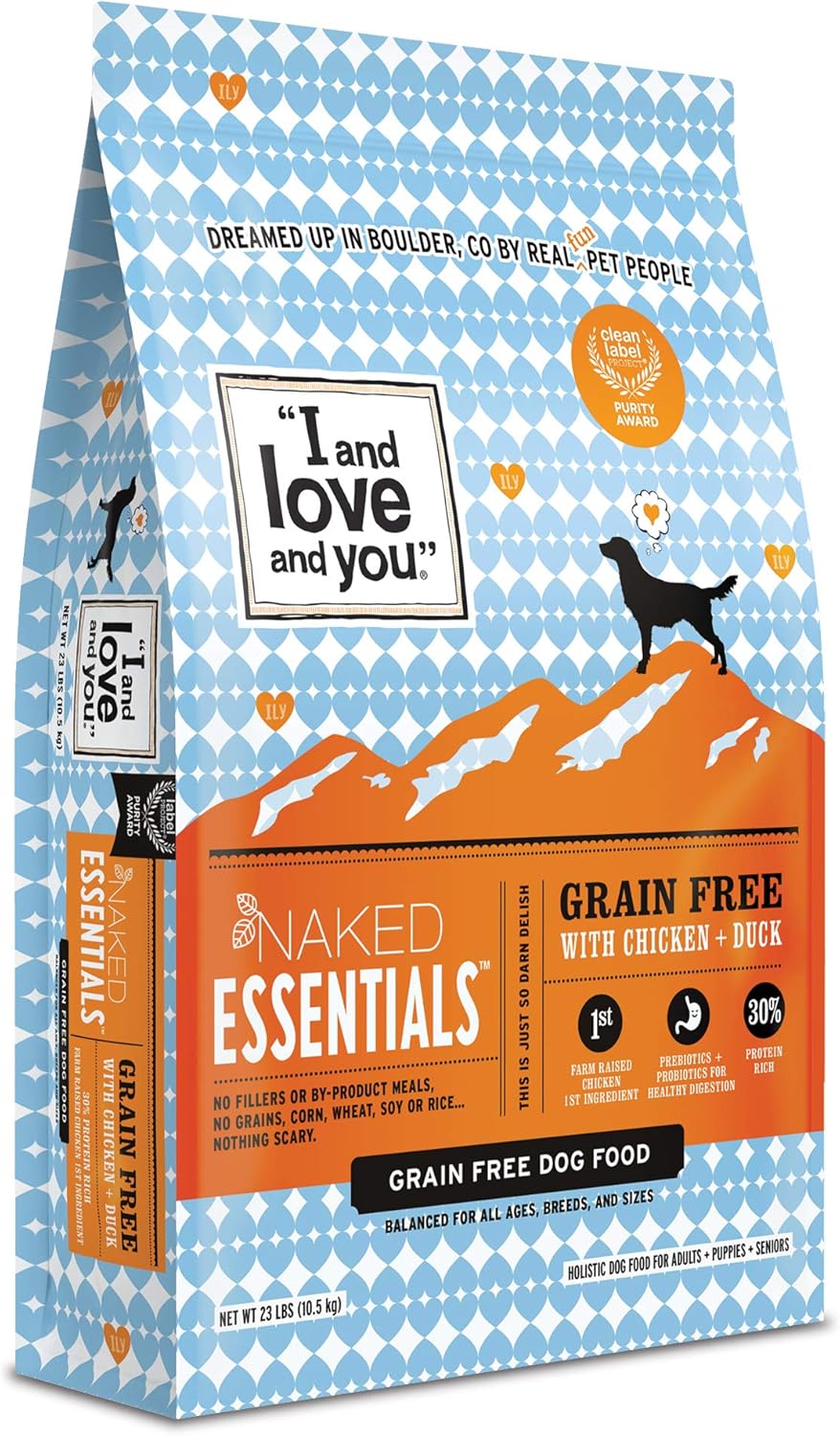 i and love and you dog food chicken and duck