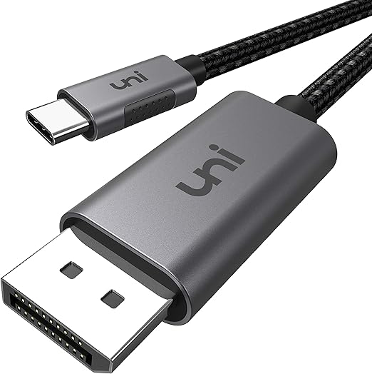 USB C to DisplayPort Cable 10ft (4K60Hz, 2K165Hz), uni