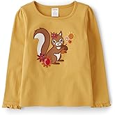 Gymboree Girls and Toddler Embroidered Graphic Long Sleeve T-Shirts