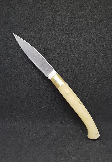 Maserin Coltello tavola pieghevole manico in ulivo piccolo