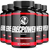 LIVORKA Erecpower Multivitamin Male Performance Capsules for Mens Health, Advanced Formula - 300 Capsules (5 Month Supply) - Pack of 5