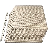 ProsourceFit Puzzle Exercise Mat ½ in, EVA Interlocking Foam Floor Tiles for Home Gym, Mat for Home Workout Equipment, Floor 