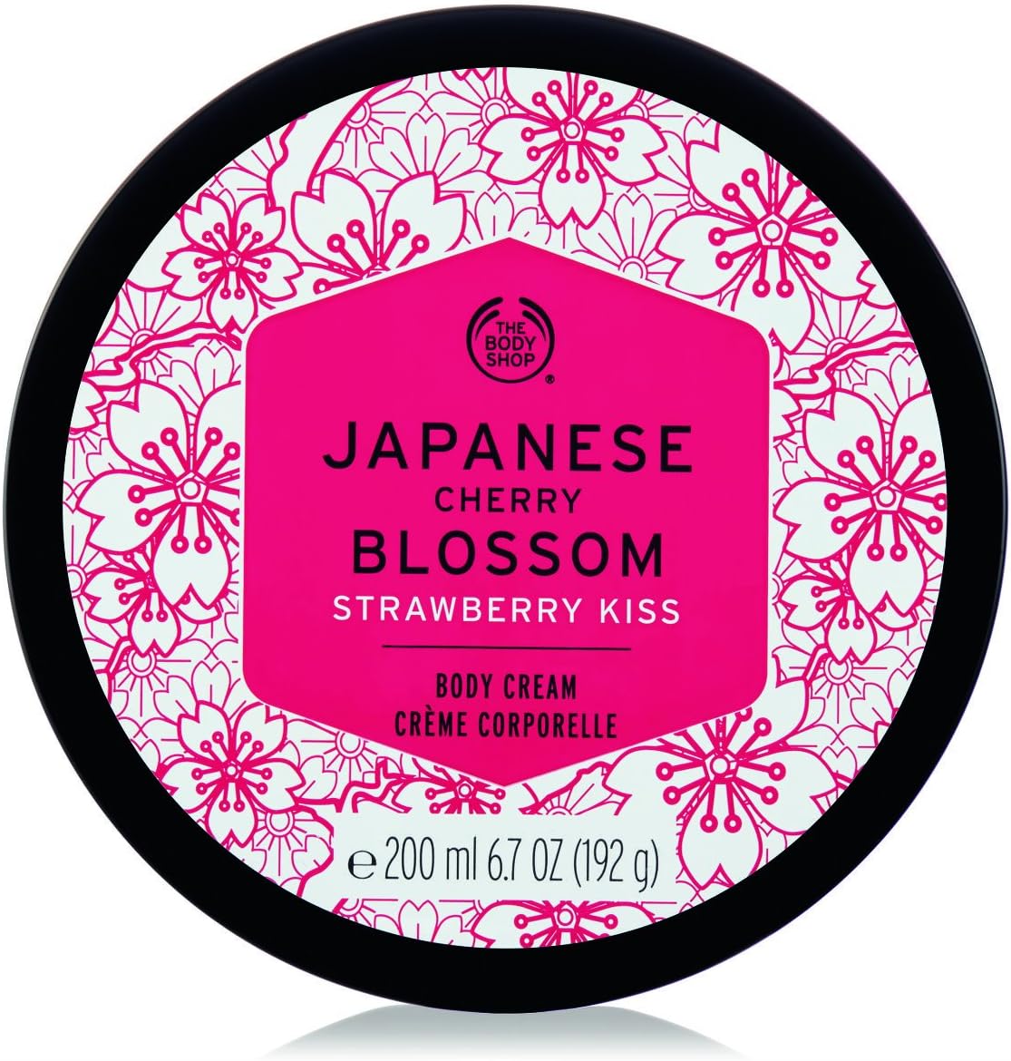 The Body Shop Japanese Cherry Blossom Strawberry Kiss Body Cream 200ml