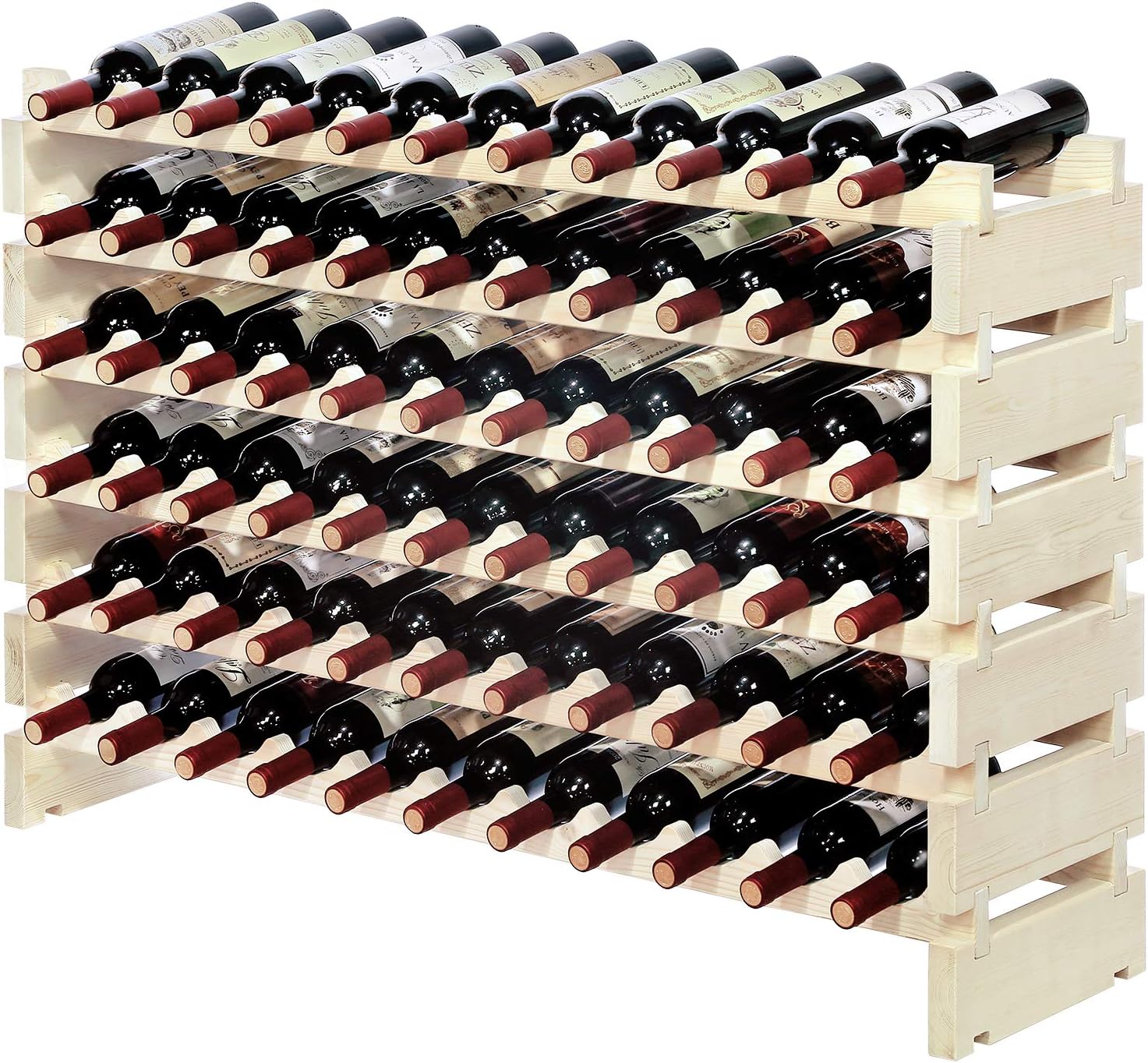 Greenvelly Wine Rack 66 Bottle Capacity Wine Storage Stand