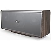 DOSS SoundBox Ultra Bluetooth Speaker with 2.1 Channel Audio, 80W Superior Sound with Deep Bass, Two DSP Technologies, 18H Playtime, BT 5.3, Wireless for Home, Office, Livingroom-Grey