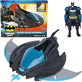 DC Comics Ninja Strike Katana Blade Batwing Toy Vehicle | Pop-Out Katana Wings, Projectile Launchers, Exclusive 6-Inch Batman Figure, Superhero Toys for Kids &amp; Collectors Ages 3+