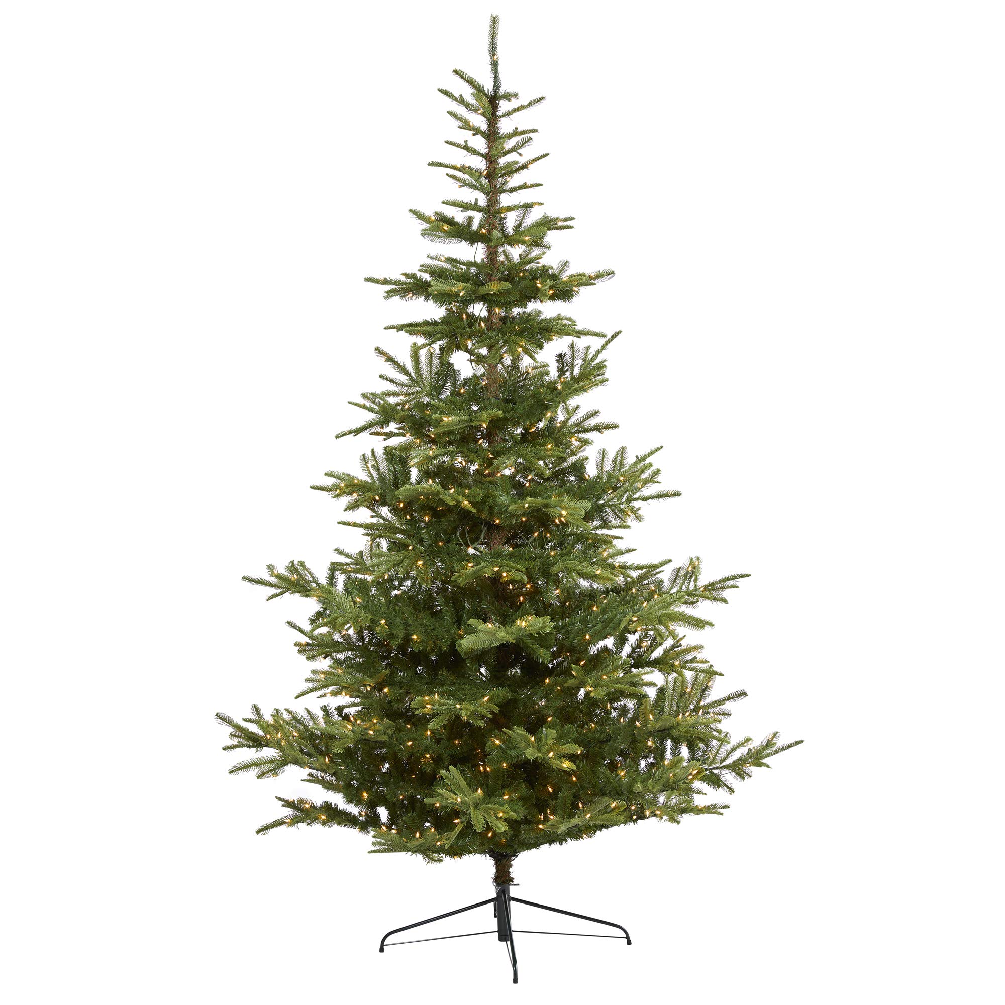 Photo 1 of Nearly Natural 9ft. Layered Washington Spruce Artificial Christmas Tree with 750 Clear LED Lights and 2055 Bendable Branches