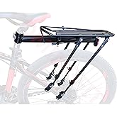 COMINGFIT Universal Adjustable Bike Luggage Rack Solid Bearings Load Capacity 81.7kg