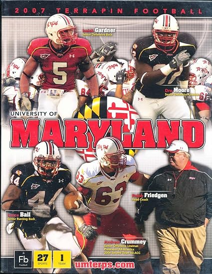 Amazoncom 2007 Maryland Football Media Press Guide Cfbmg37