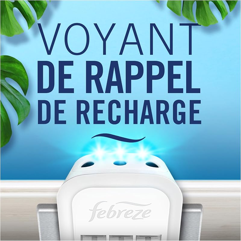 Désodorisant Électrique Recharges Parfum Pureté Coton x4 (20ml)