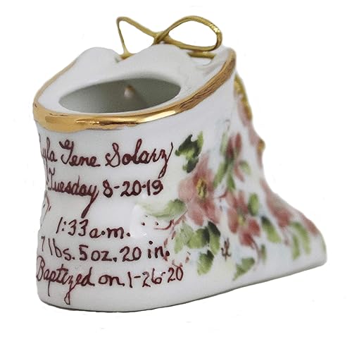 ceramic baby shoe keepsake