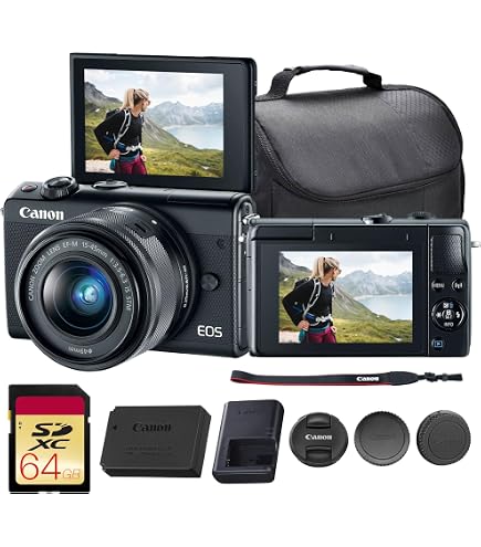 Amazon.com: Canon EOS M100 Mirrorless Camera w/15-45mm Lens - Wi