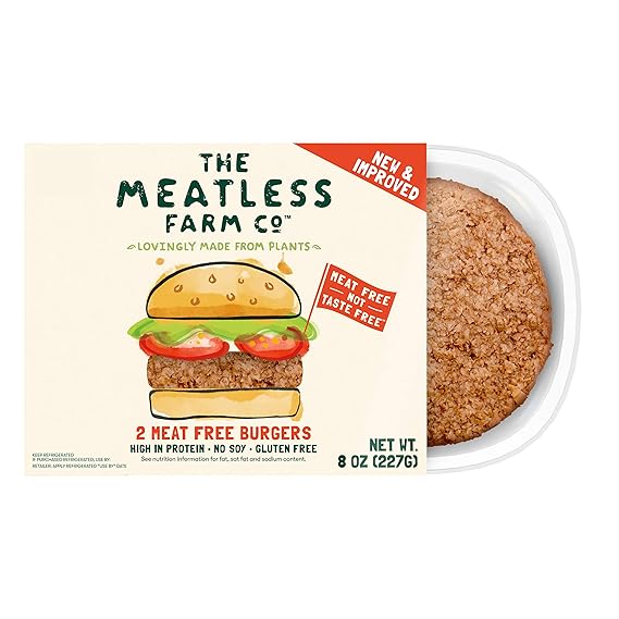 The Meatless Farm Co., Plant Based Burger, 8 Ounce Grocery