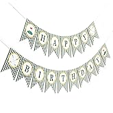 Golf Happy Birthday Banner - Golf 1st/First Year Party Decoration,Hole In One Party Banner,Hole In One First Year Banner (banner-3)