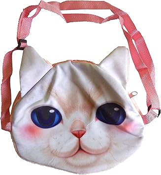 NPRC Cat Shape Puff Girls Lovely Hand/Sling Bag for Kids Coin Purse