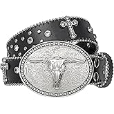 BELTROAD Cowboy Cowgirl Belts for Women Men Western Belts for woman Rhinestone Belt With Western Buckle