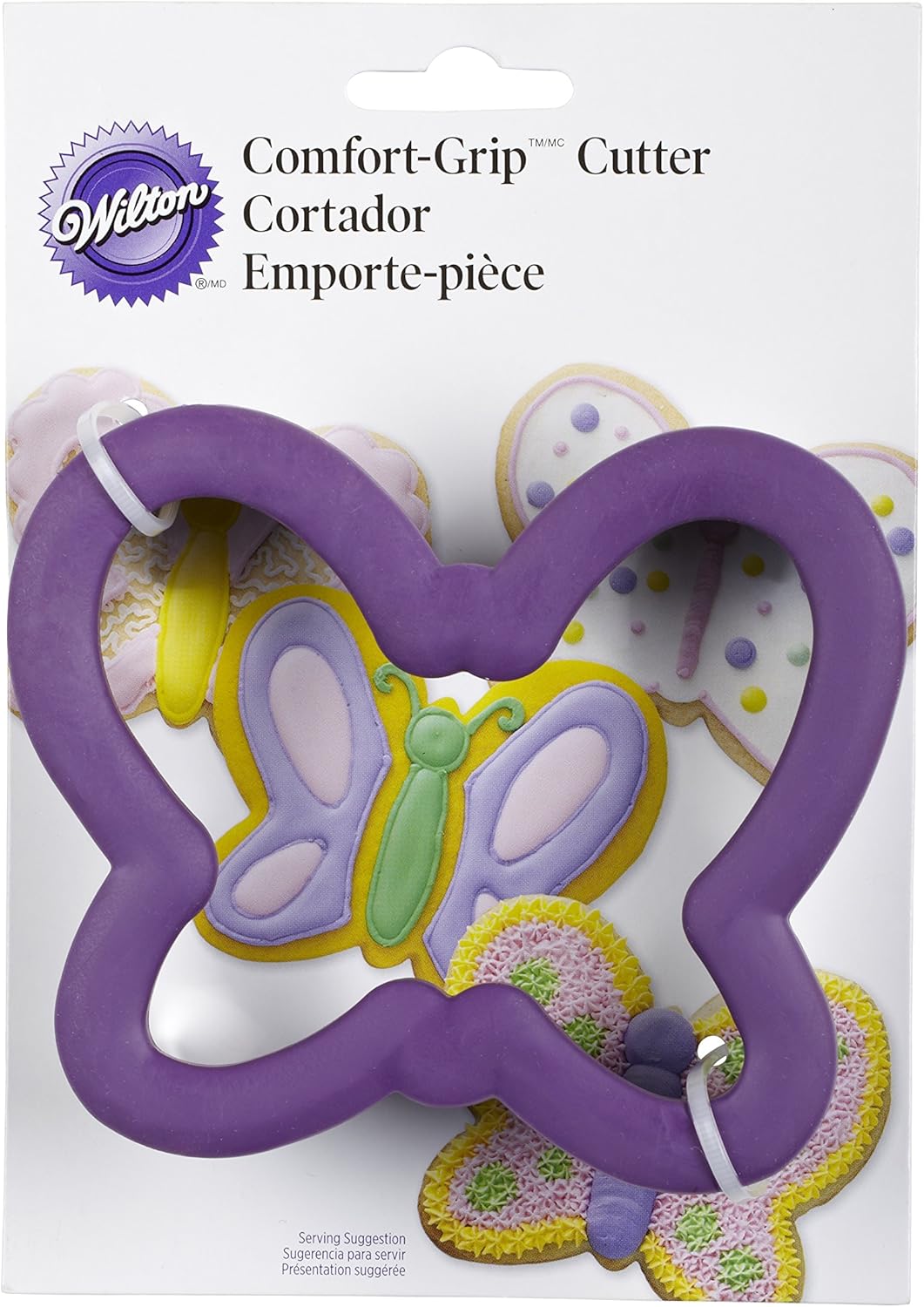 Wilton Decora ComfortGrip Butterfly Cookie Cutter Set, 10 x 4.5 cm