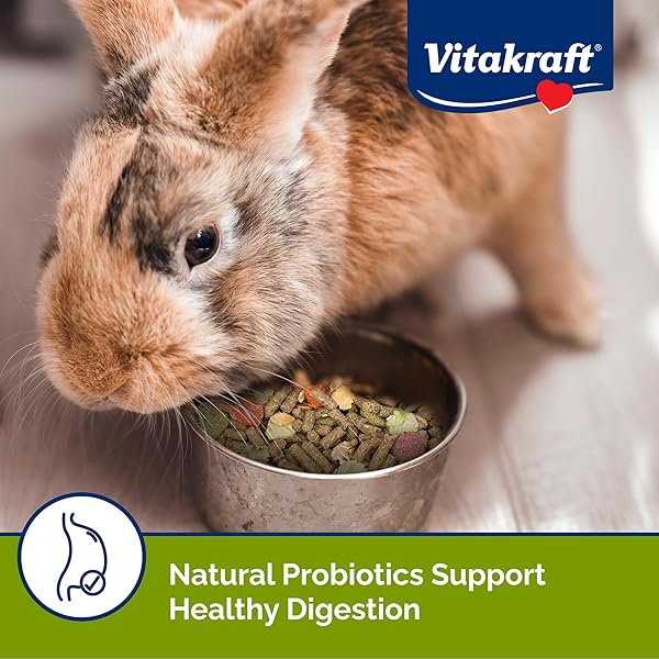 VITAKRAFT MENU PREMIUM RABBIT FOOD – ALFALFA PELLETS BLEND – VITAMIN AND MINERAL FORTIFIED