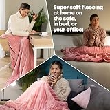 LIVIVO Electric Heated Blanket 160x130cm Ultra Soft Fleece 9 Heat Settings view 4