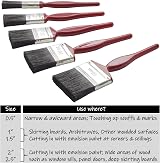 Fit For The Job 5pc Mixed Sizes Paint Brush Set 0.5–2.5in view 4