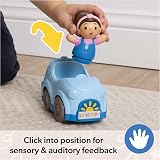 Ms. Rachel 1-2-3 Roll Vehicle with Click-in Figure Pull Back Action Toy view 4