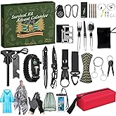 Survival Kit Advent Calendar for Men 2025, 24-Day Christmas Countdown with Outdoor Tools, for Men