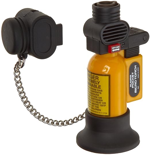Blazer "The Torch" Butane Refillable Micro Torch Yellow