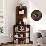 YITAHOME Corner Shelf with USB Ports