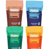 Relax Spa &amp; Bath Escape Bath Salts Variety Pack, 4-Pack, 32 oz Each | For Soaking &amp; Foot Baths, Hot Tub Aromatherapy Spa Gift Set, 4 Signature Scents, Magnesium-Infused, Made in USA