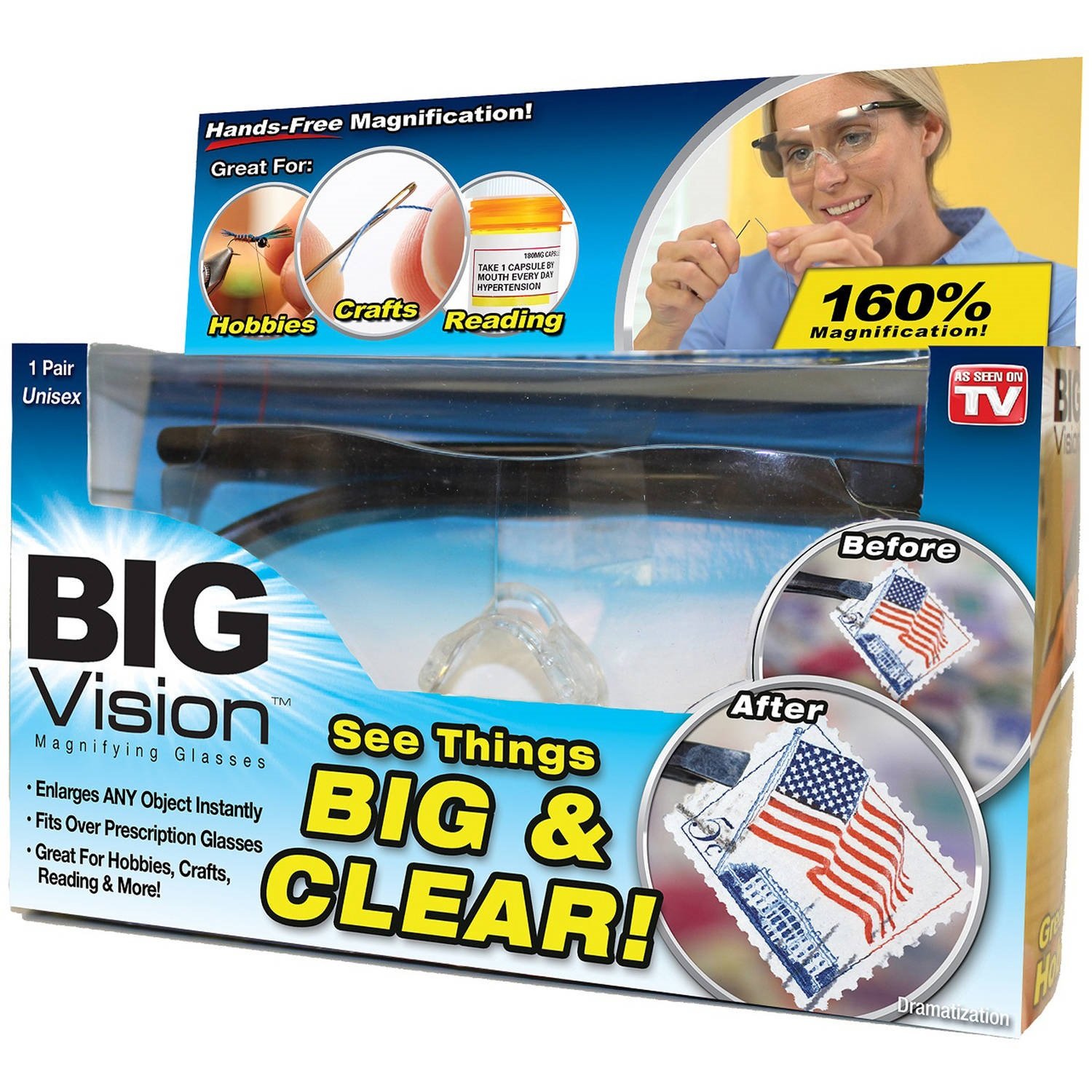 As Seen on TV Instant 20/20 Adjustable Glasses, 4 Ounce