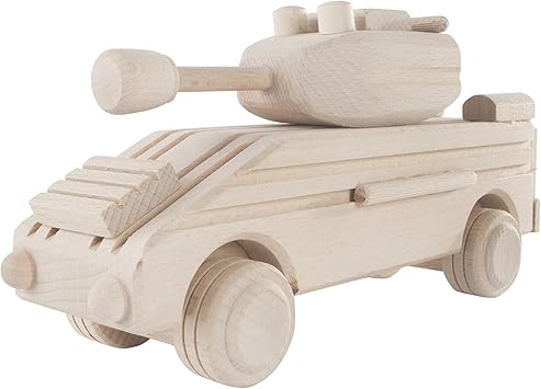 wooden tank toy